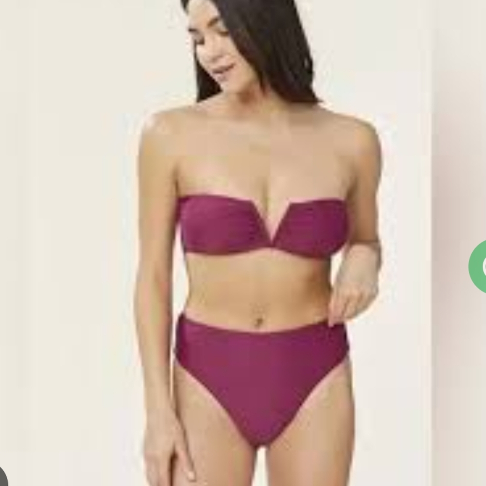 Andie Women's Bikini Top and Bottom in Purple